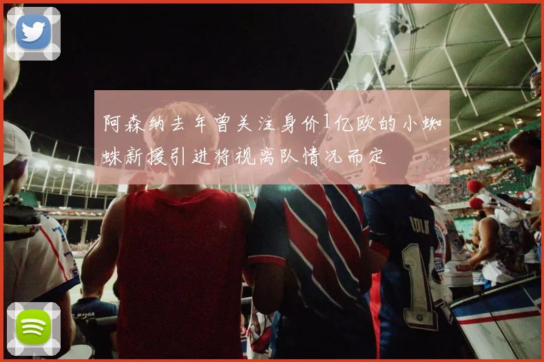 阿森纳去年曾关注身价1亿欧的小蜘蛛新援引进将视离队情况而定